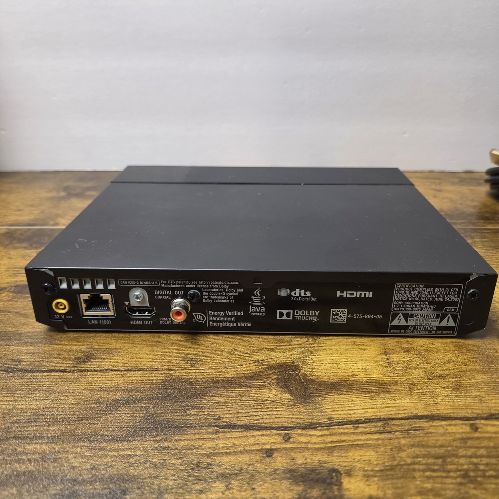 Sony BDP-BX370 Streaming Blu Ray Player Built-in WI FI True HD/DTS DVD Upscaling - Picture 4 of 8